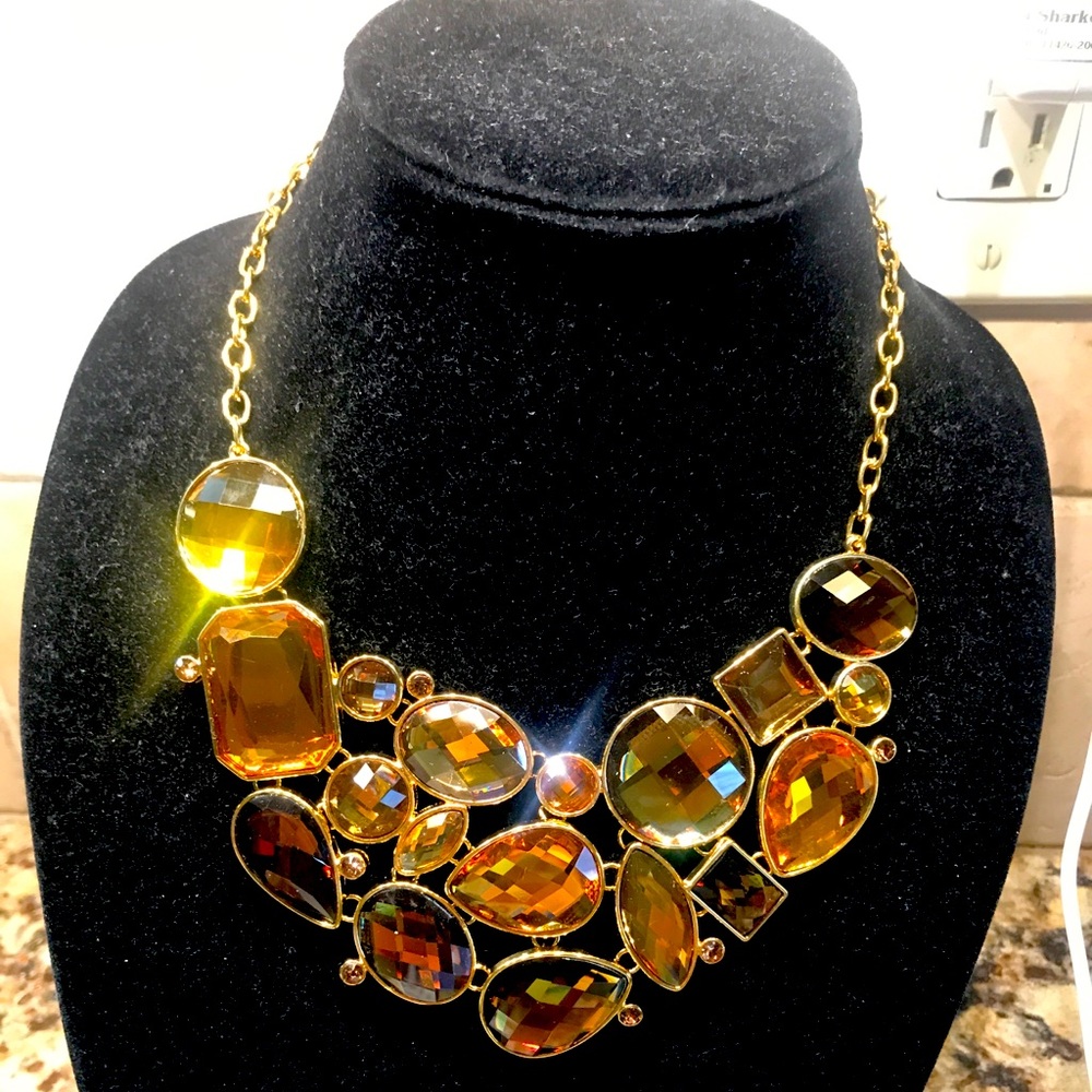 Joan Rivers bib necklace